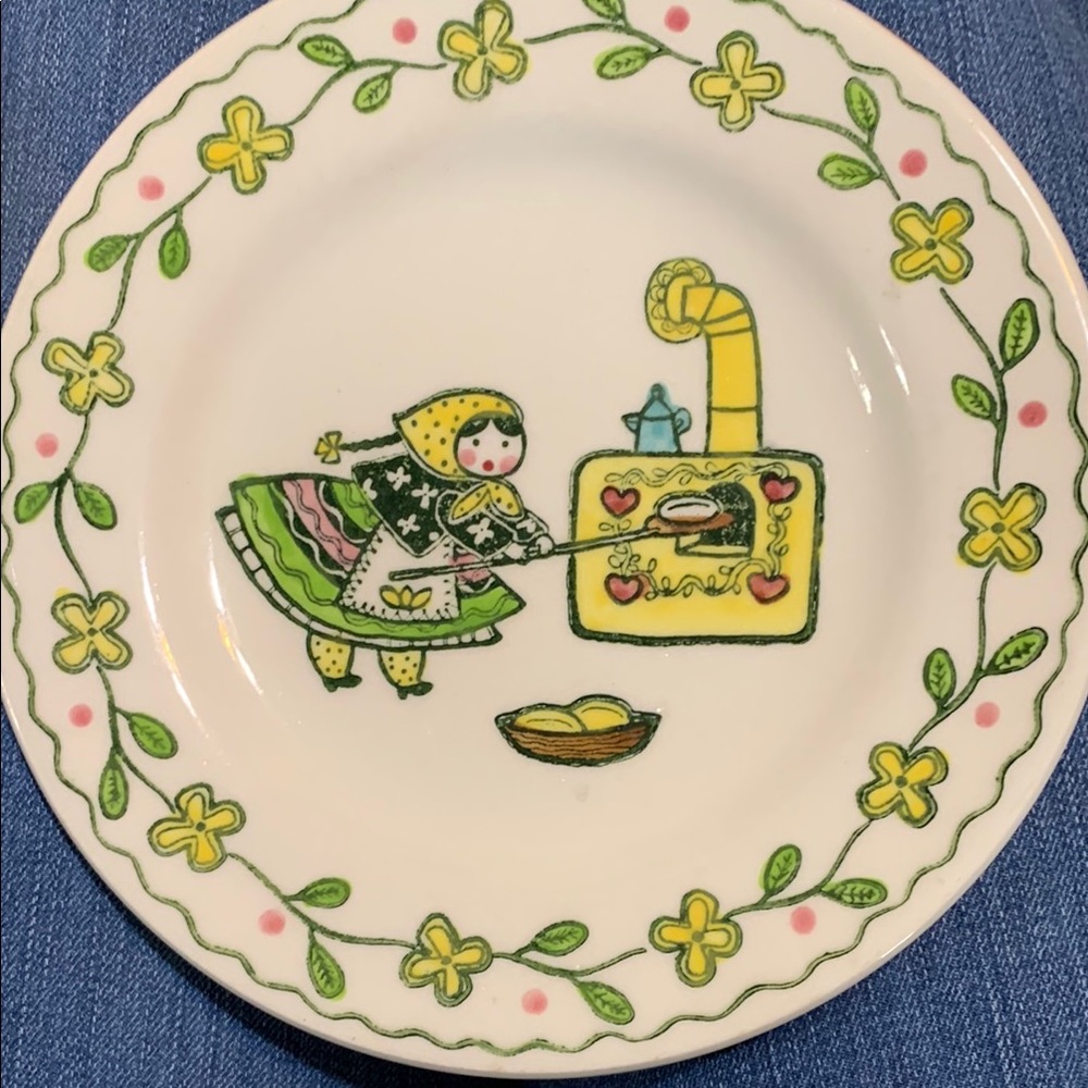 1950’s Poppy Trail bread plate.